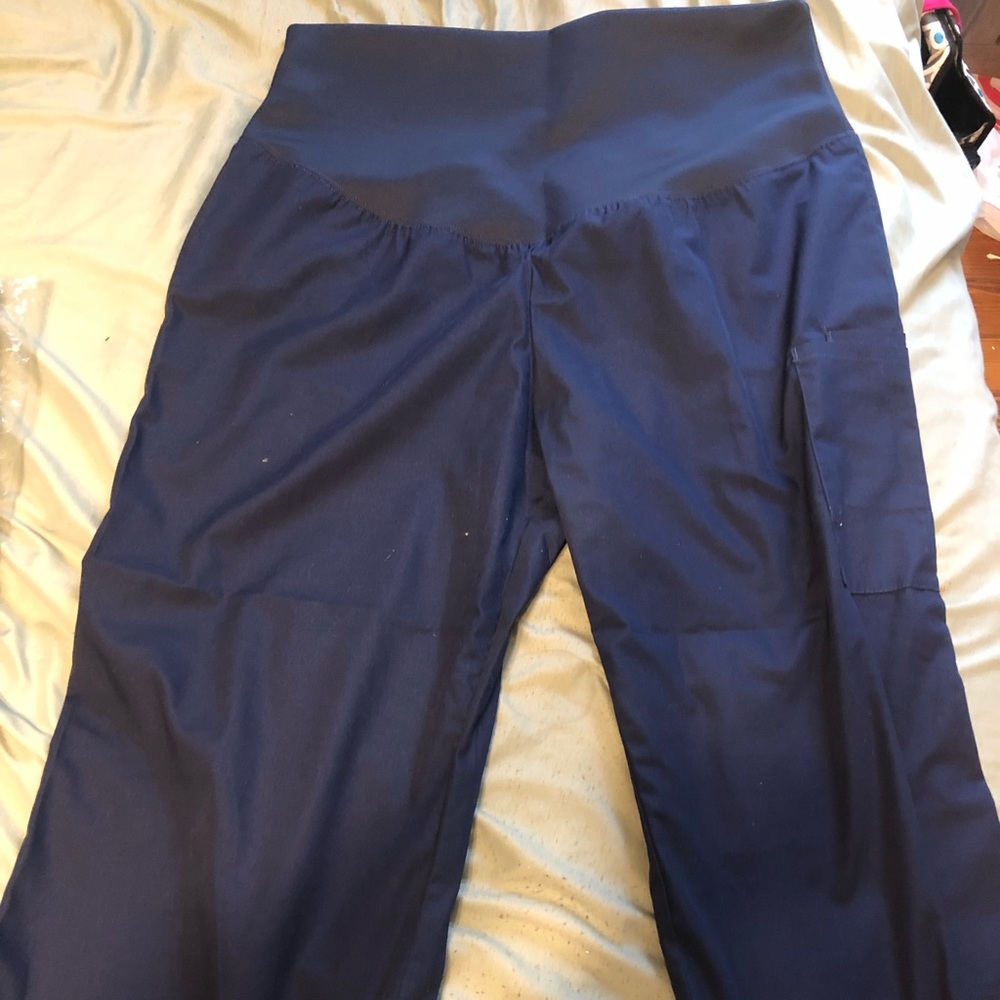 All Hearts Maternity Scrub Pants Navy blue